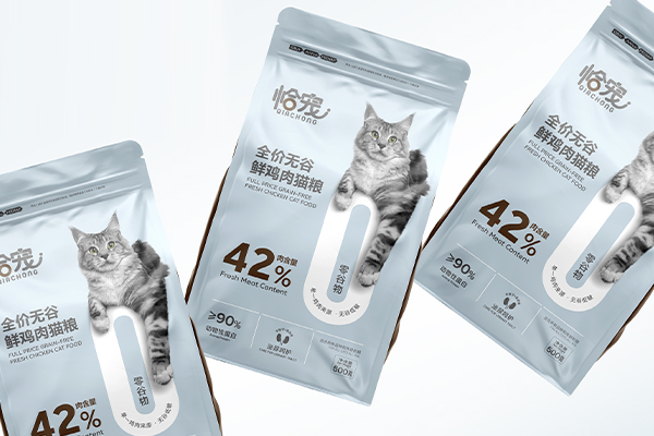 恰寵無(wú)谷鮮雞肉貓糧包裝設(shè)計(jì)